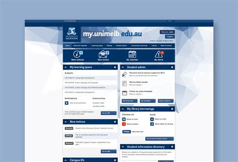 unimelb student portal.